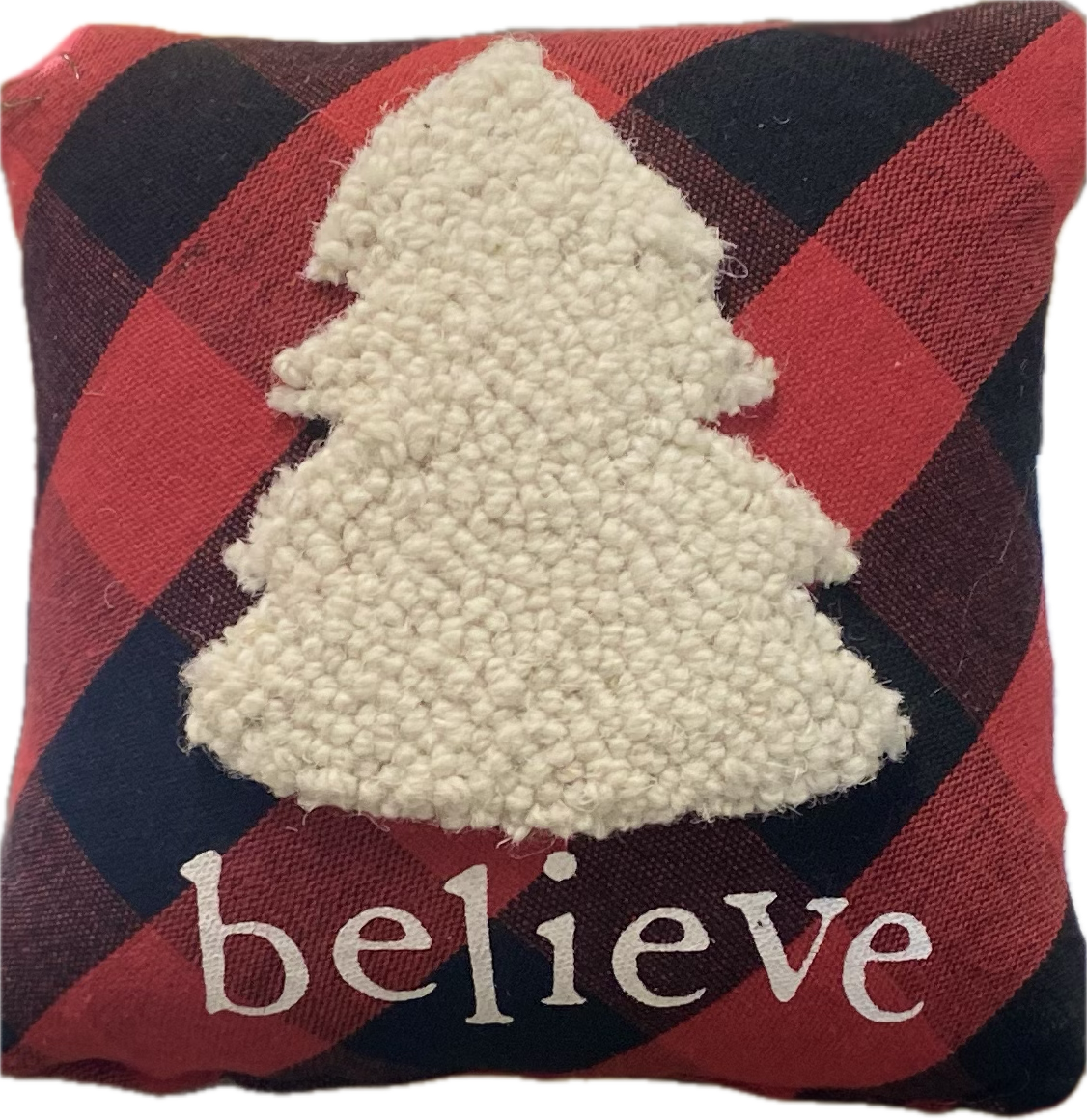 Plaid Mini Pillow