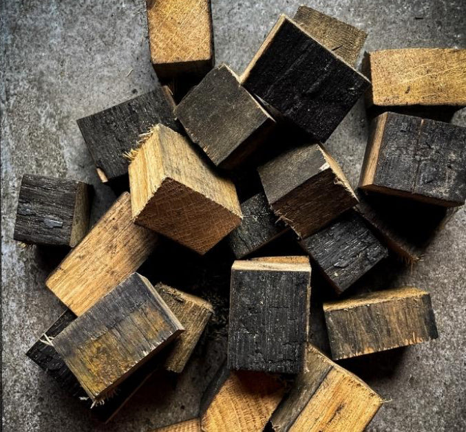 Bourbon Barrel Wood Blocks