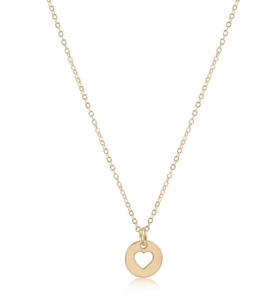 16" necklace gold - loved small gold disc