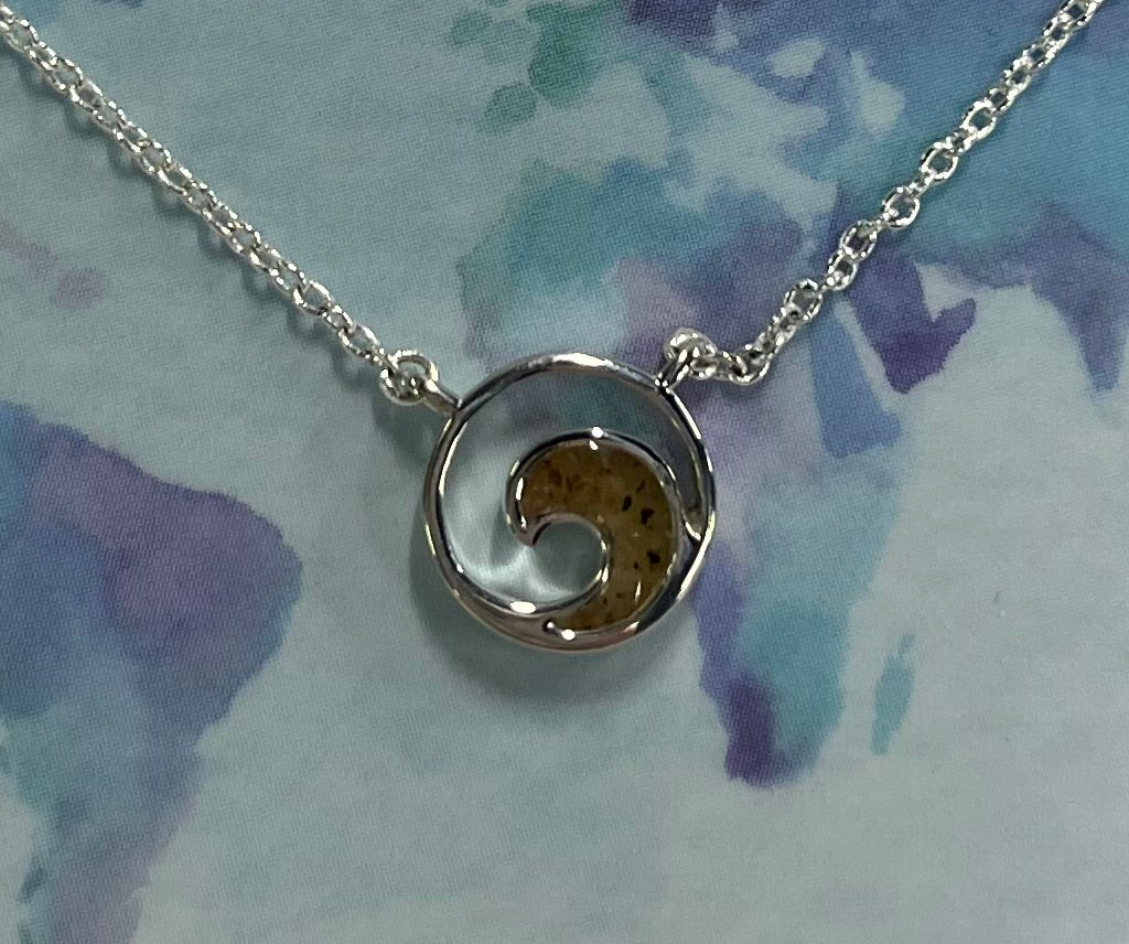 Delicate Dune Wave Necklace