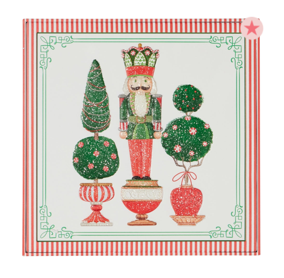 14.5" Topiary Metal Wall Art