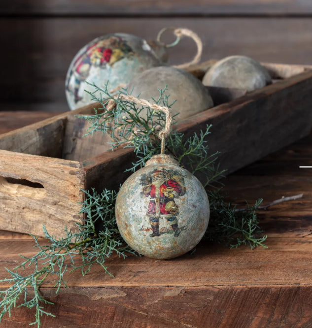 Vintage Santa Bearing Gifts Ornament