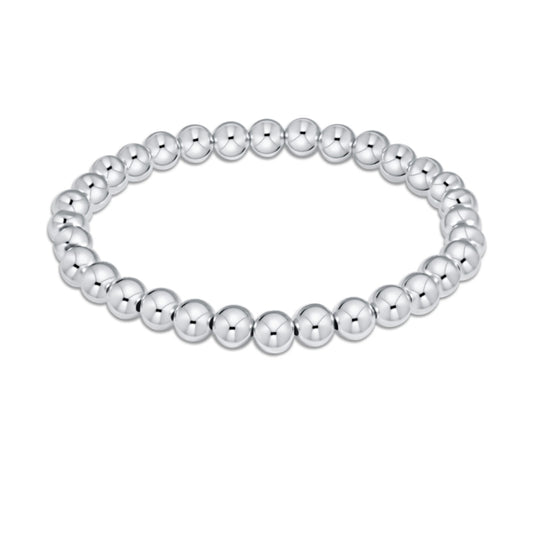 Classic Sterling 6mm bracelet mixed metal