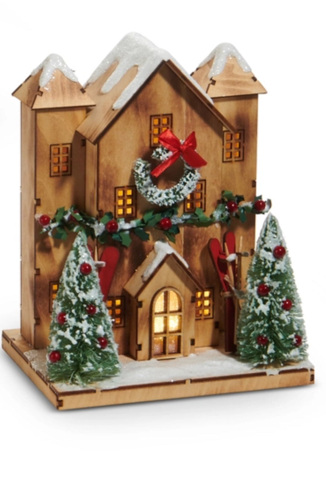 9” Light Lodge Houses