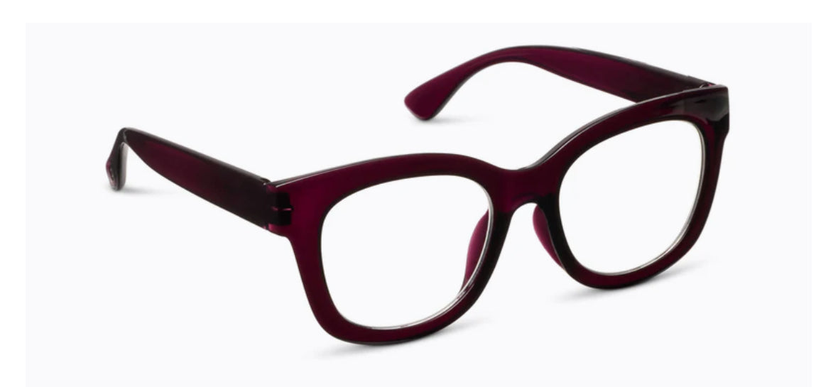 Center Stage Glasses Dark Cherry (blue light)