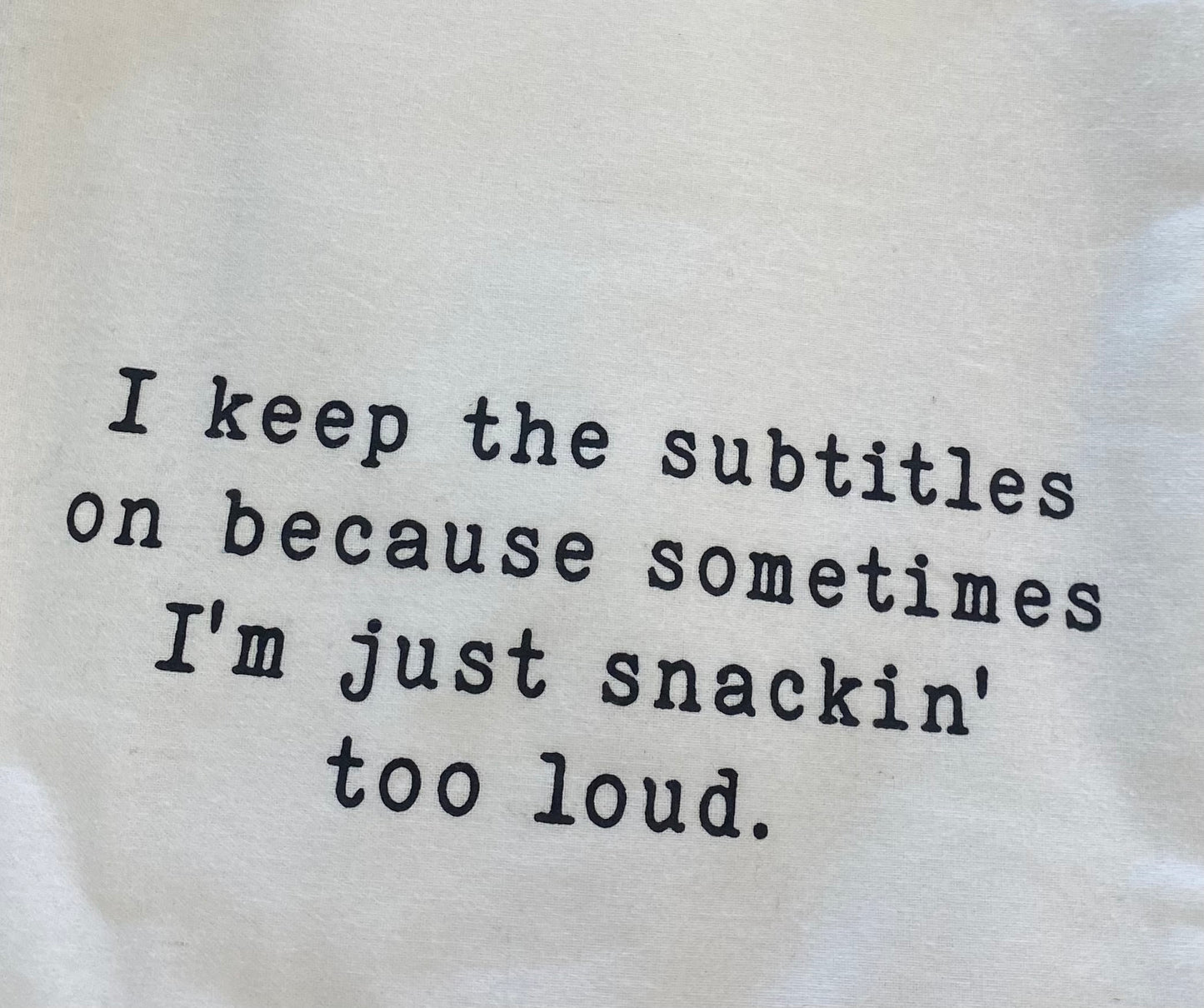Subtitles Hand Towel