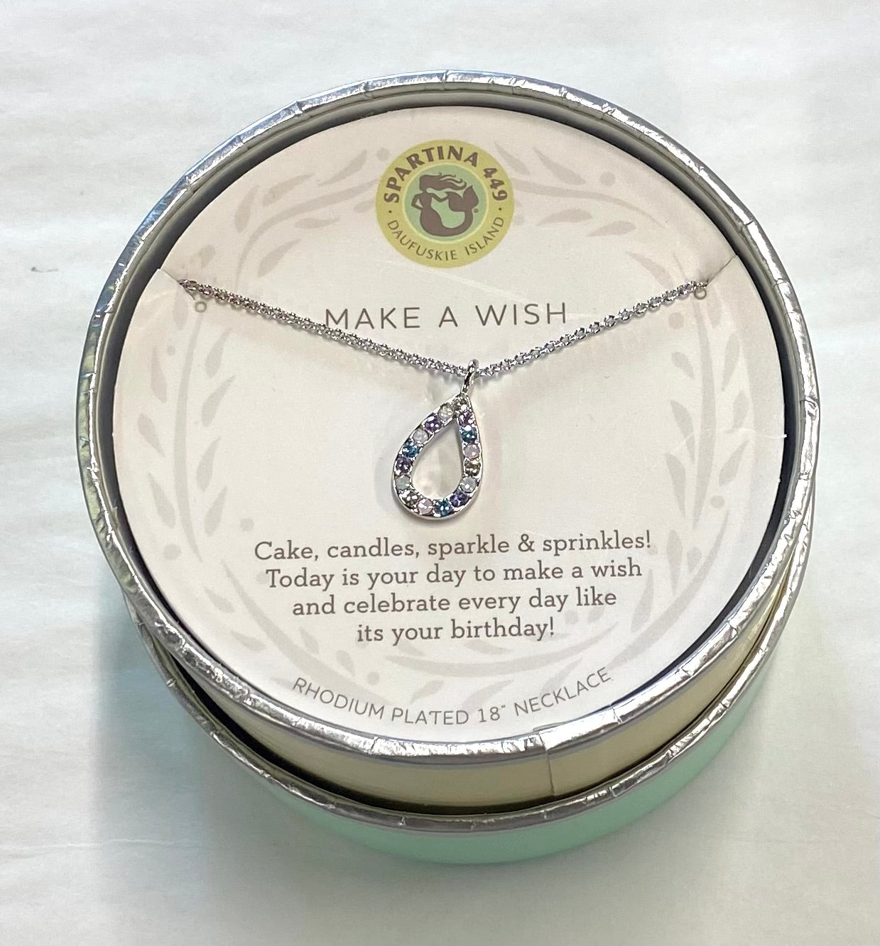 Sea La Vie Make a Wish/Flame Necklace (Silver)