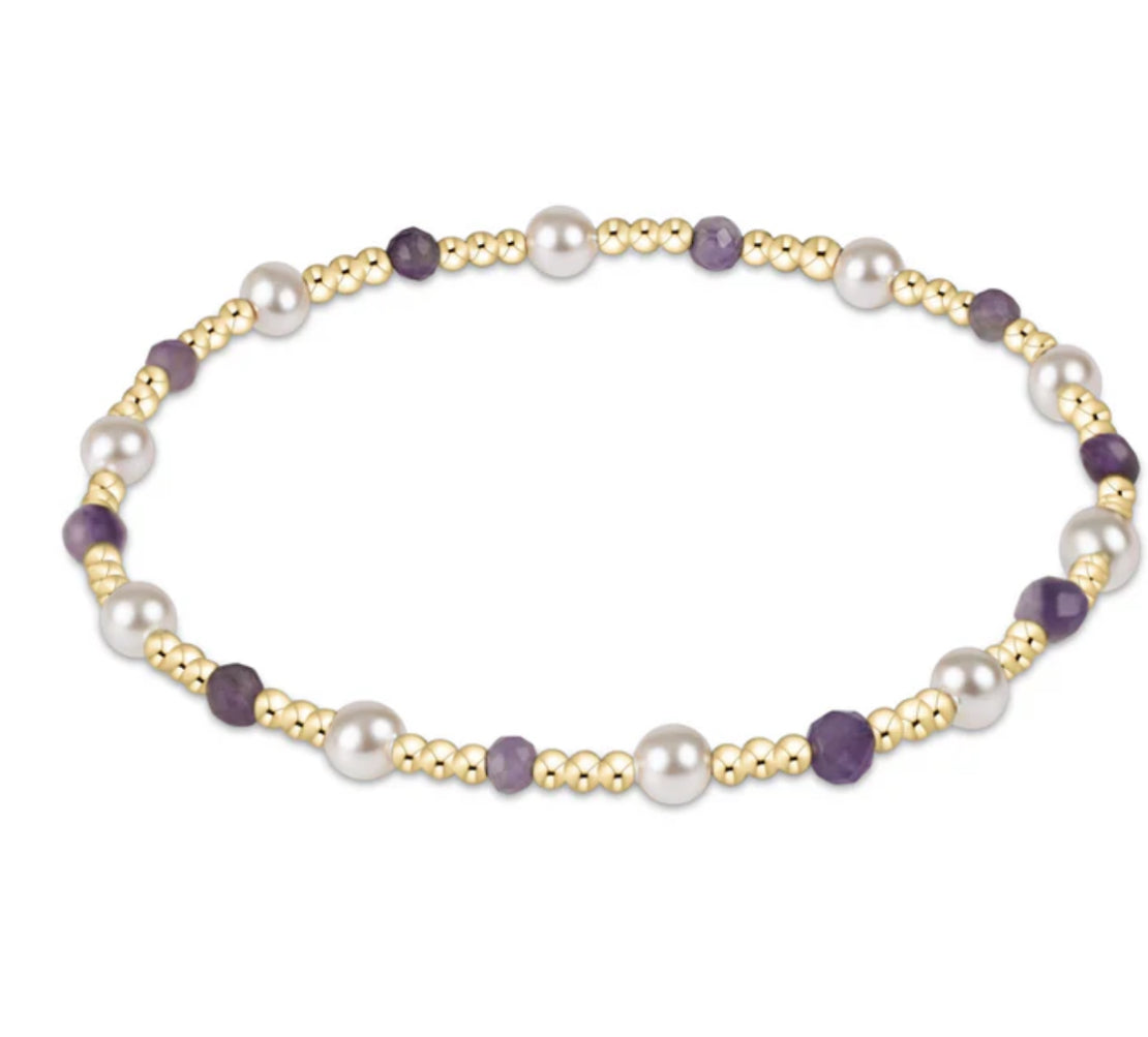 Pearl Sincerity 4mm Beaded Bracelet 6mm