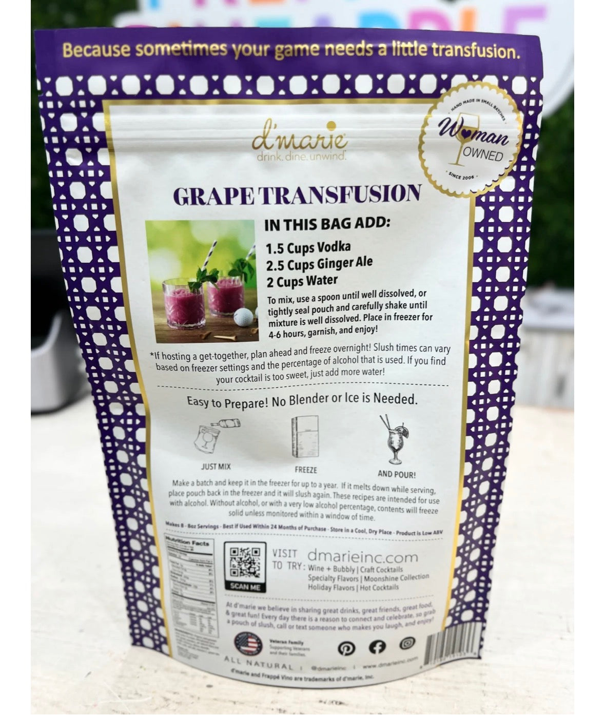 Grape Transfusion Slush Mix