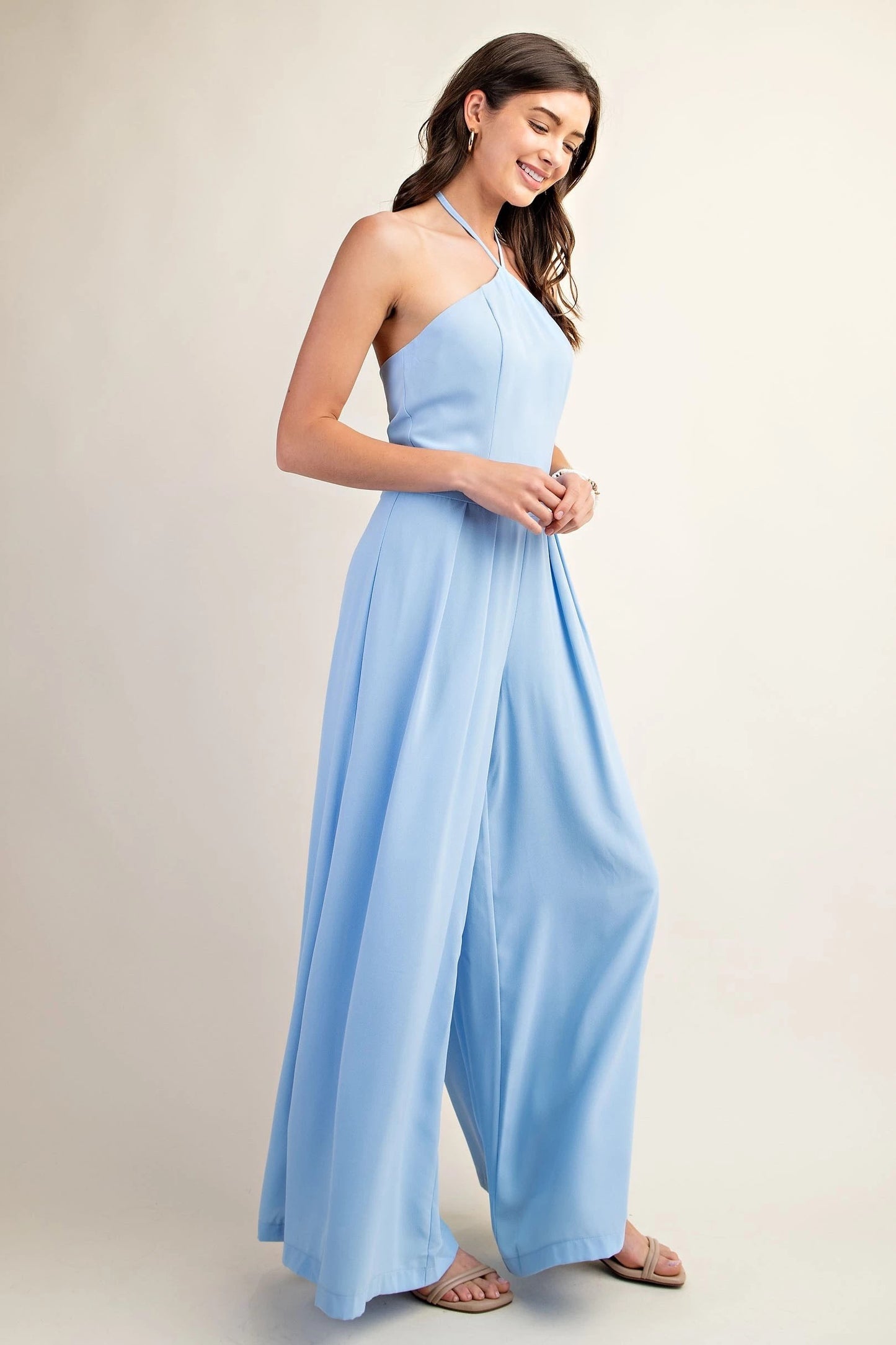 Halter Neck Jumpsuit*