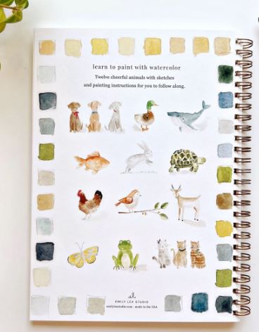 Animal Watercolor Workbook