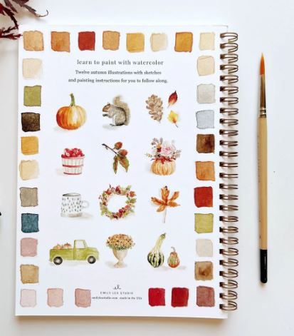 Autumn Watercolor Workbook