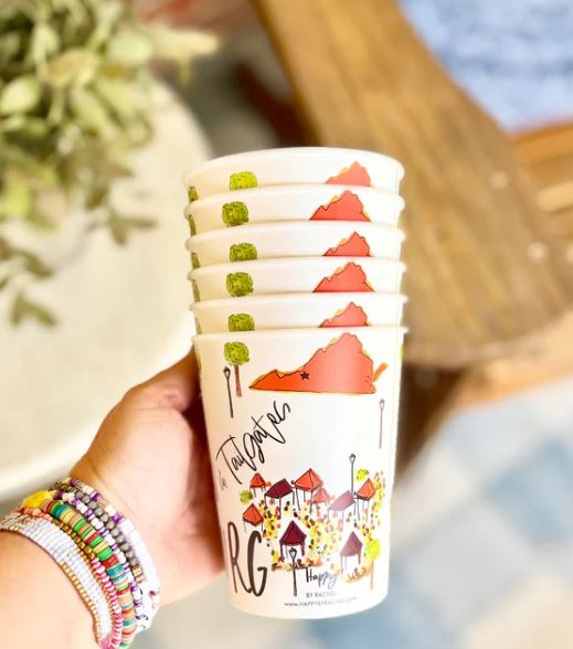 Blacksburg, Virginia Party Cups