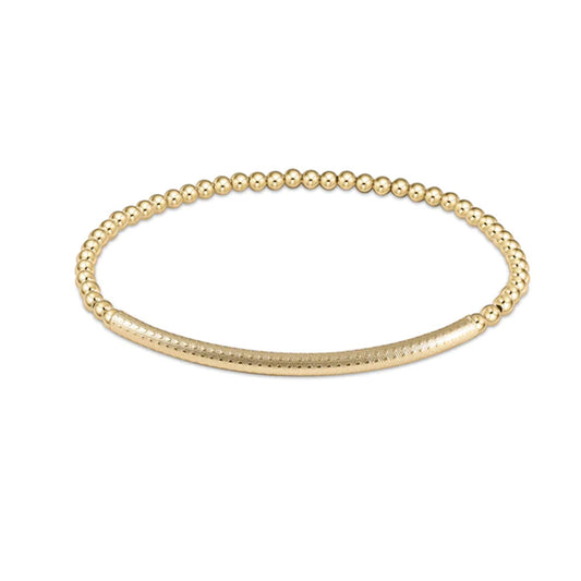 Classic Gold Bead Bracelet - Bliss Bar
