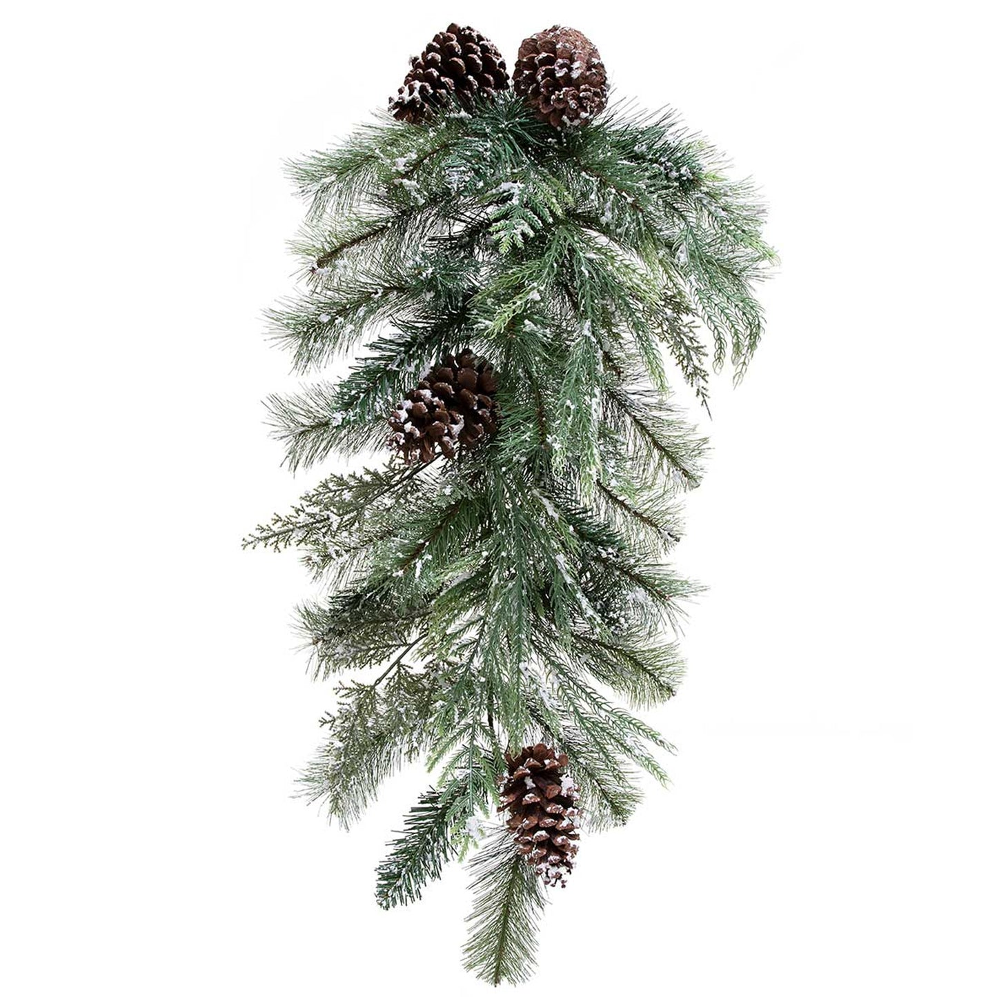 Snow Flurry Cedar Swag