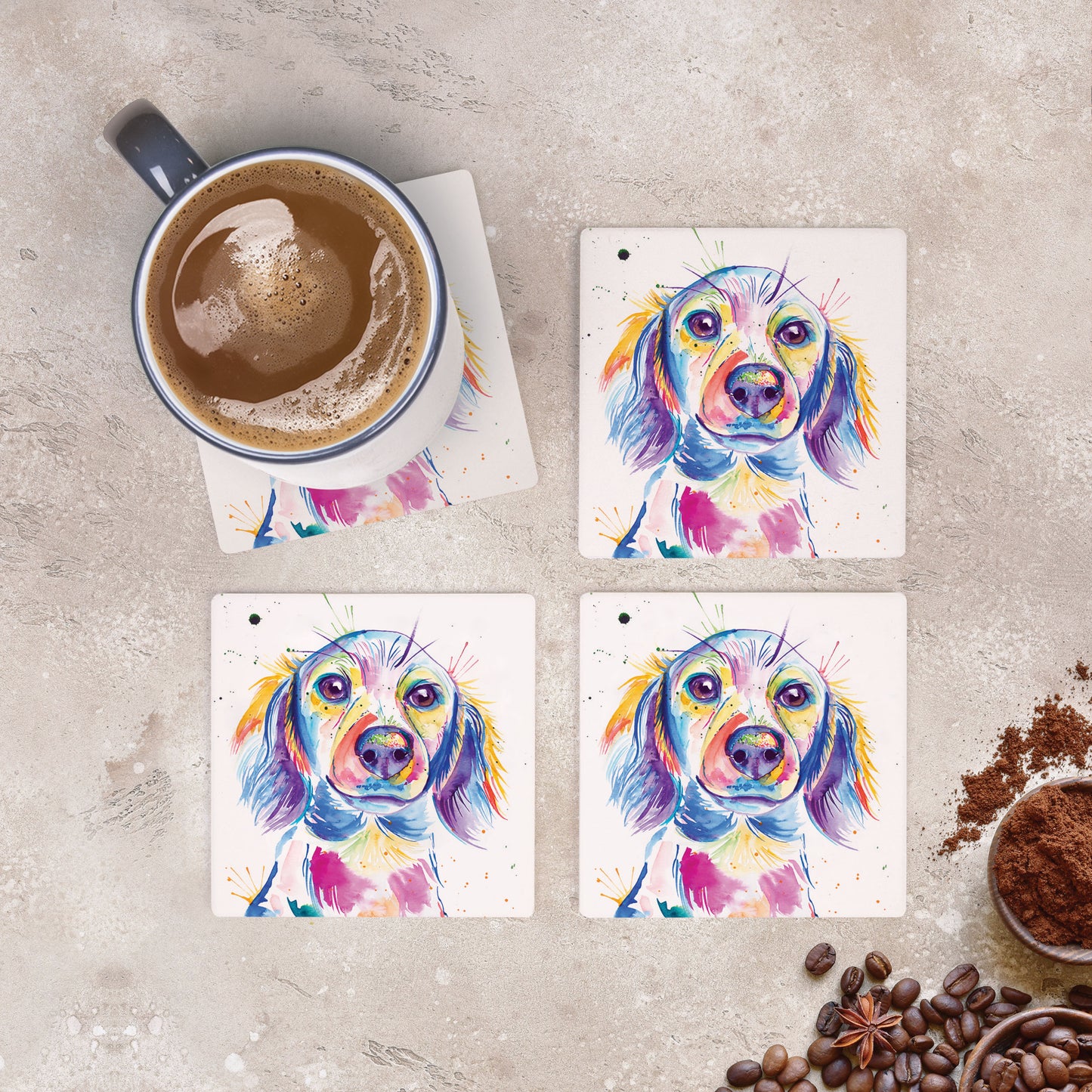 Pet Square Coasters