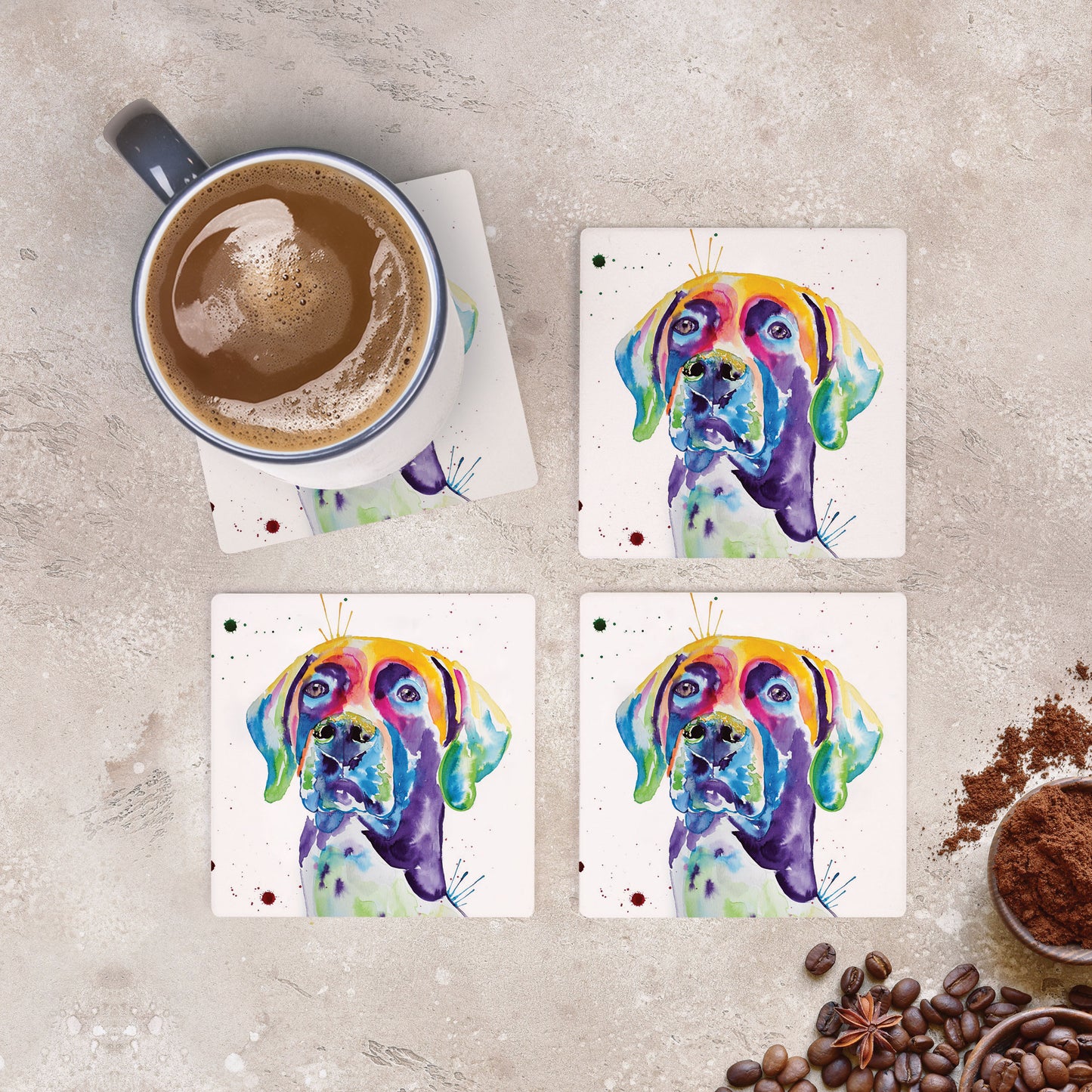 Pet Square Coasters