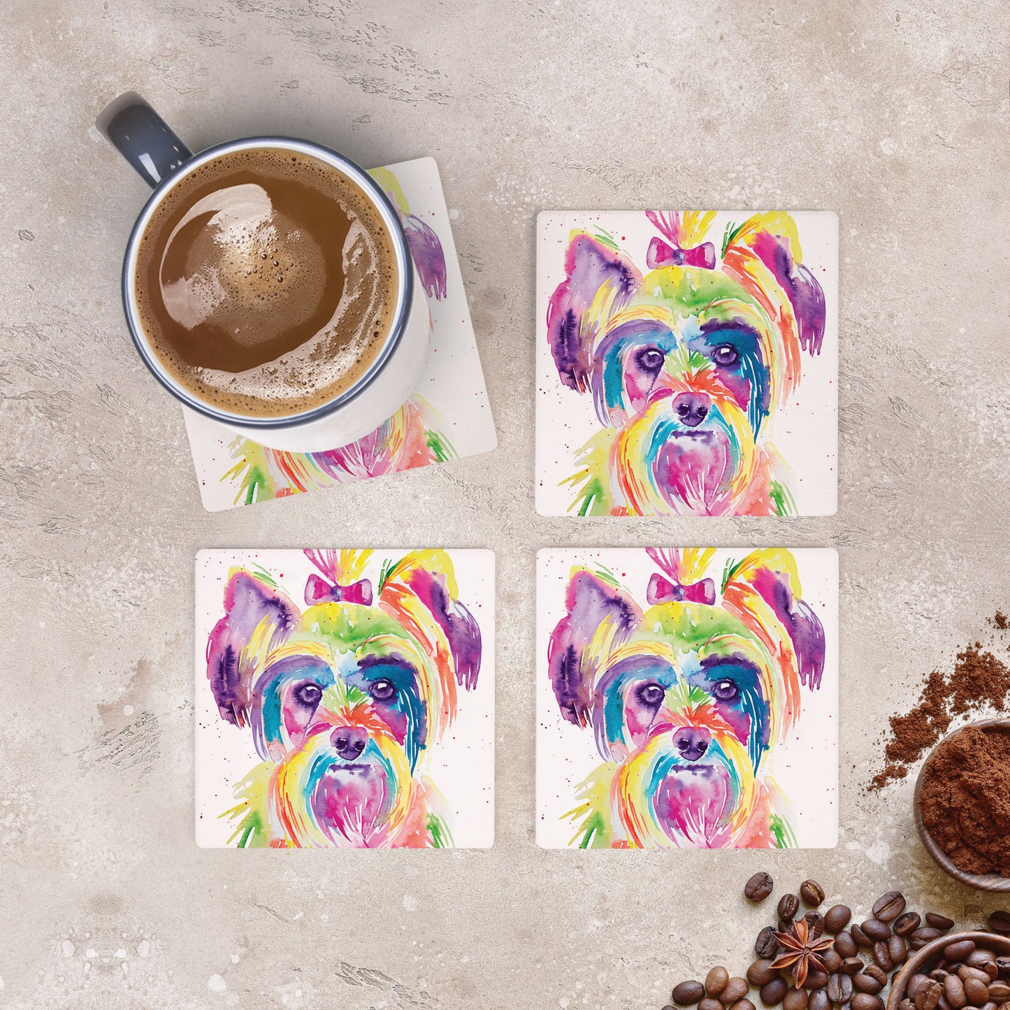 Pet Square Coasters