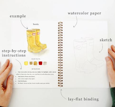 Garden Watercolor Workbook