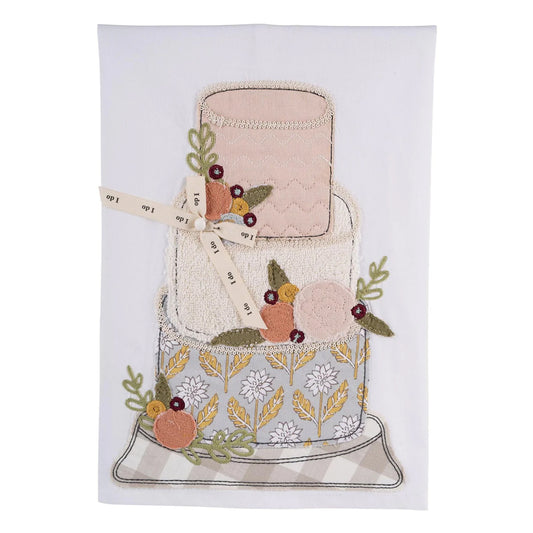 I Do Love You Wedding Cake Hand Towel