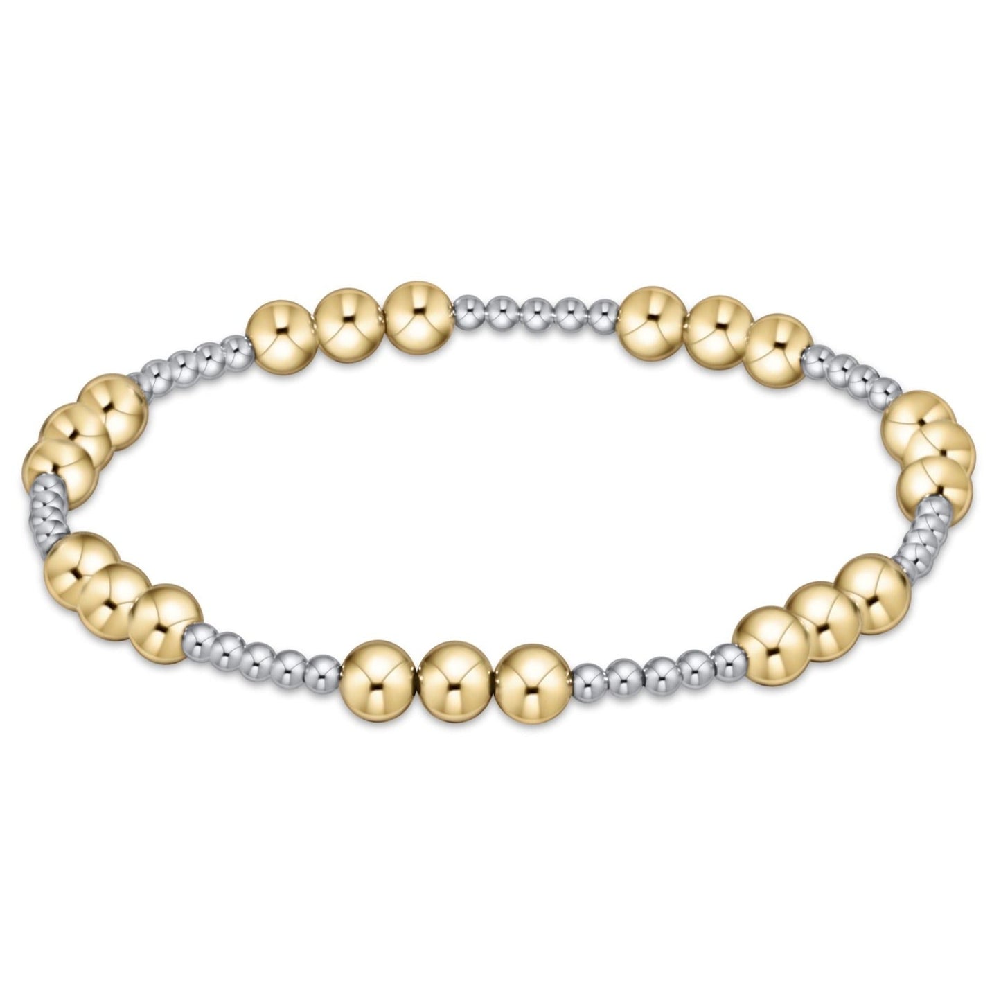 Classic joy 5mm bracelet mixed metal