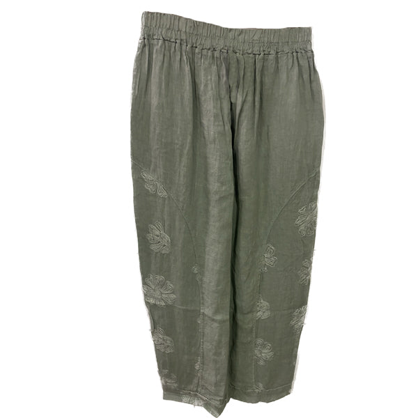 Celery Linen Pants and Top