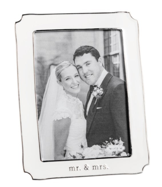 Mr. and Mrs. Enamel Frame