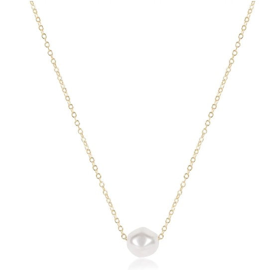 16" necklace gold - admire pearl