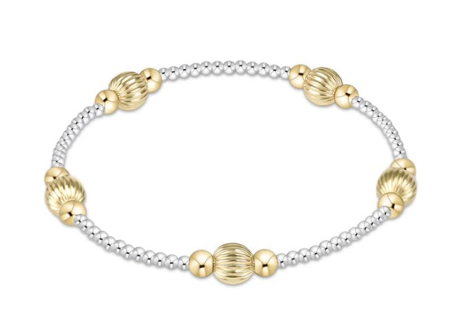 Purpose Dignity 6mm Bead Bracelet-Mixed Metal