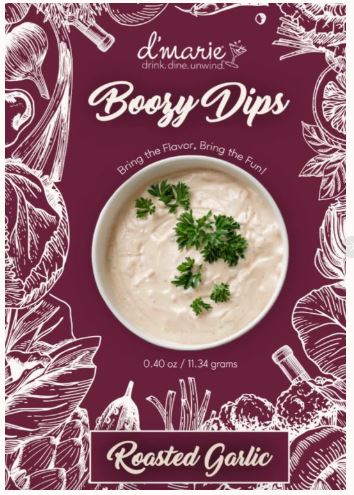 Boozy Dip Mix -Roasted Garlic Dip