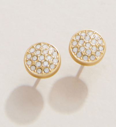 Sea La Vie Stronger/Pave Stud Earrings