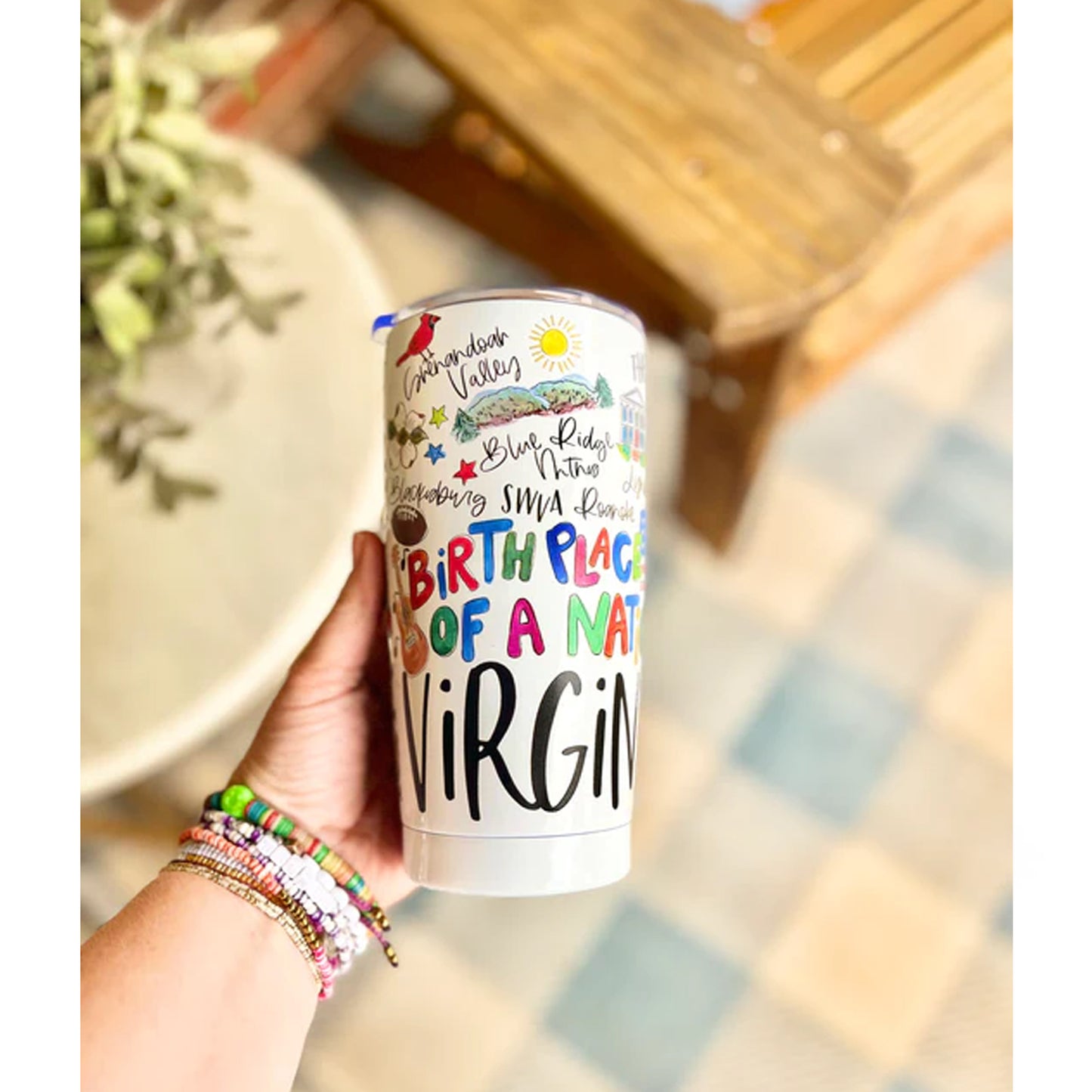 State of Virginia Tumbler, 20 oz