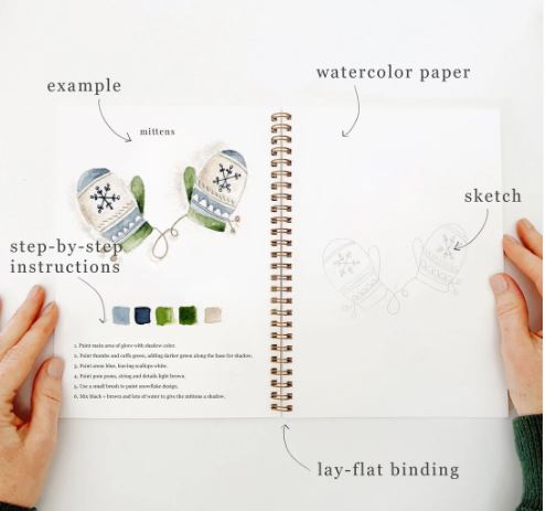 Winter Watercolor Workbook
