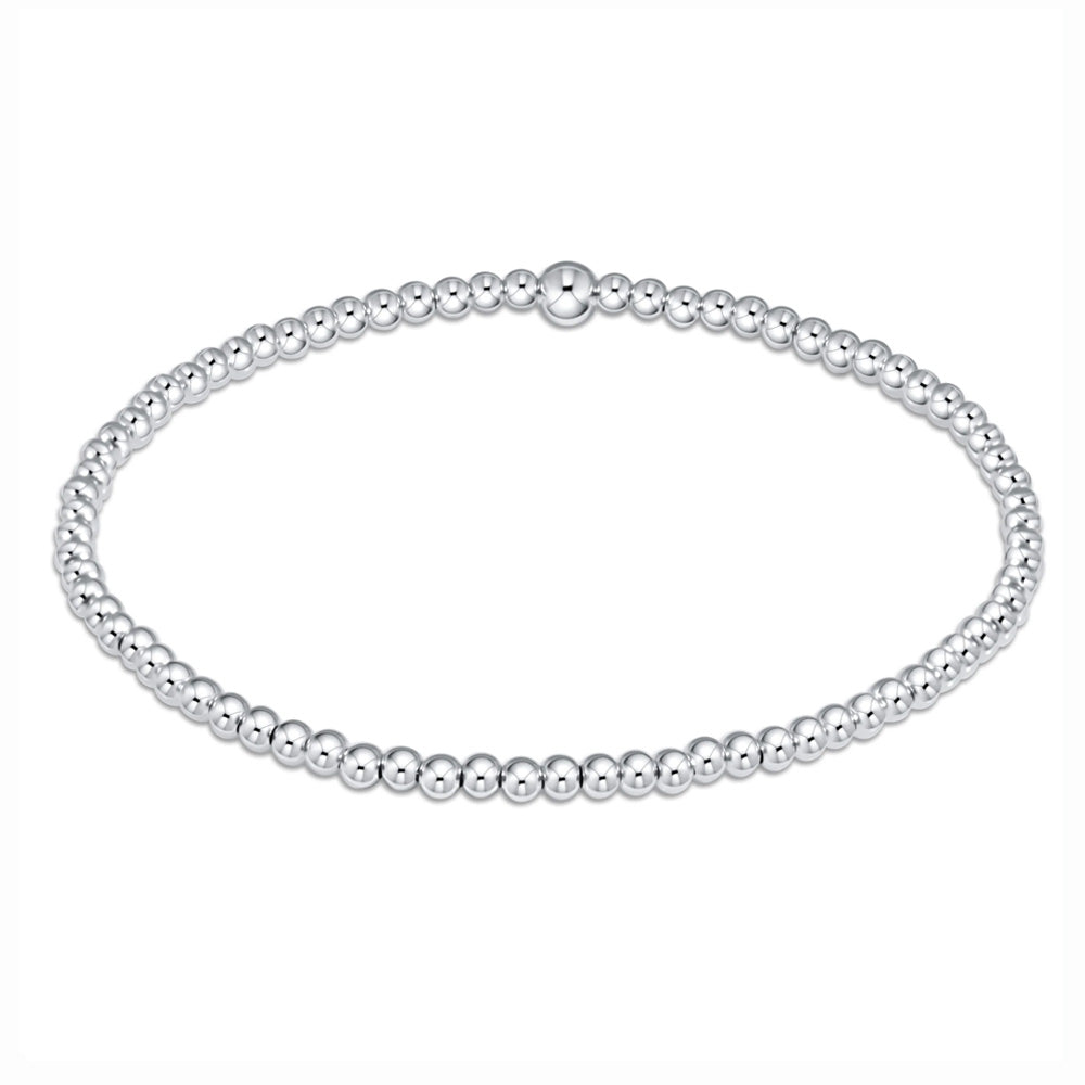 Classic Sterling 2.5 Bead Bracelet