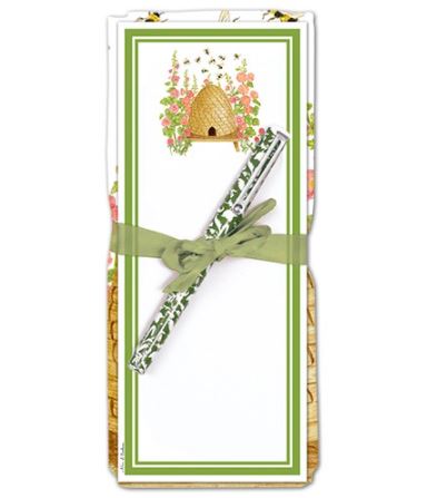 Flour Sack Towel & Magnetic Note Pad Set