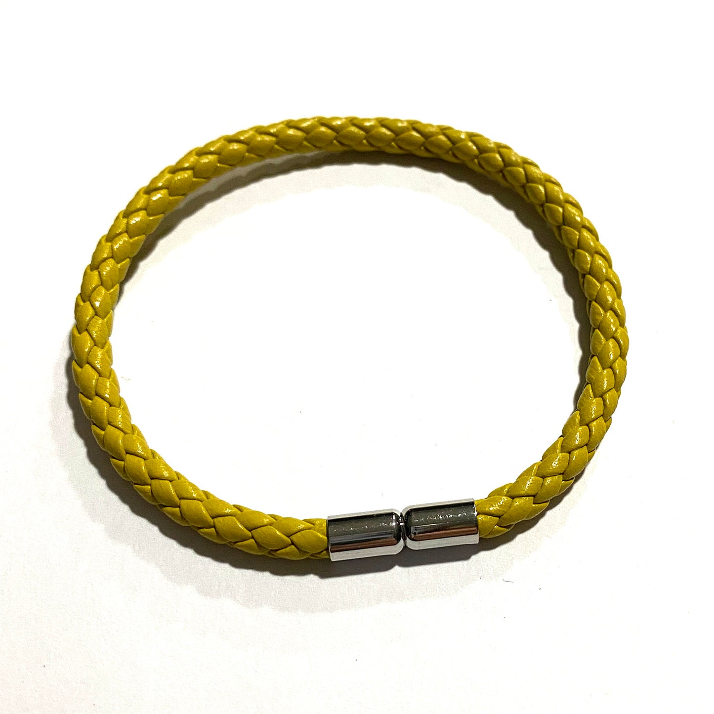 Yellow Braided Bracelet