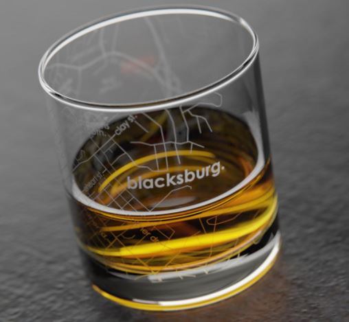 Collegiate Rocks Glass