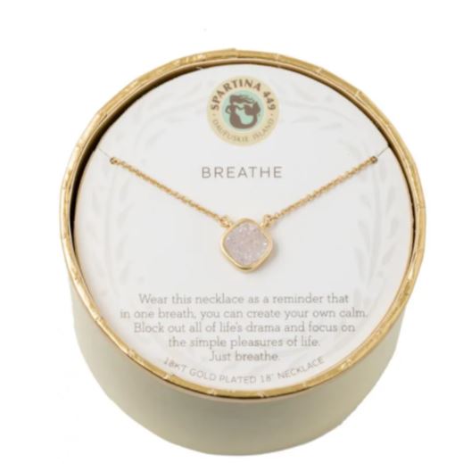 SLV Breath/Cream Druzy-