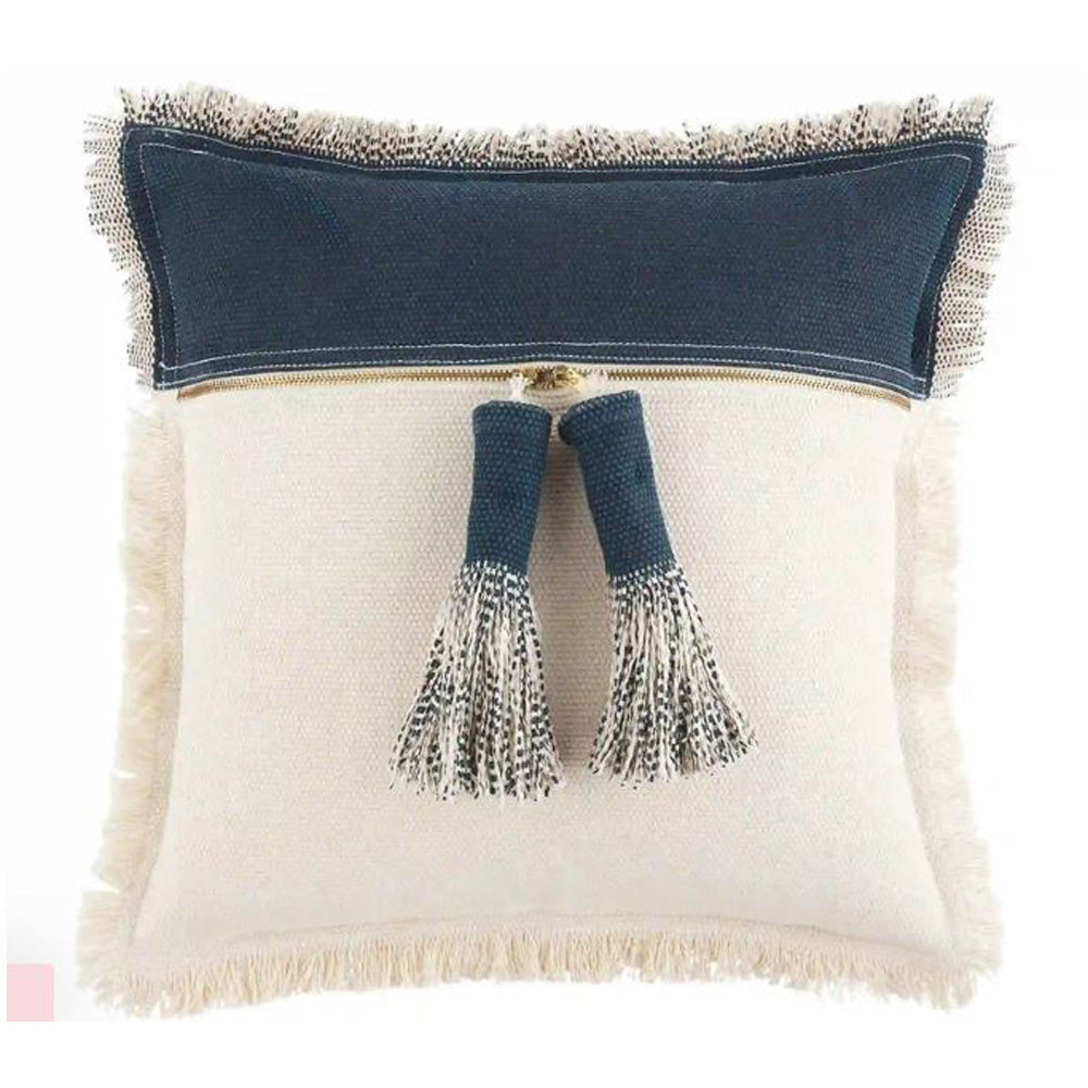 Two Tone Dhurrie Pillow