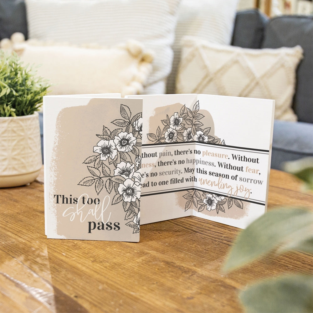 Encouragment/Thinking of You Wooden Keepsake Greeting Card