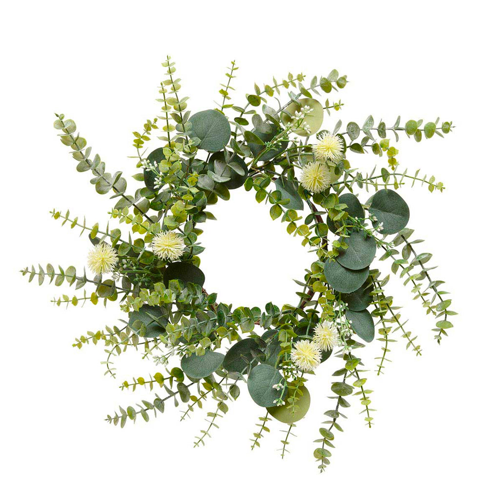 Eucalyptus Wreath with Thistle