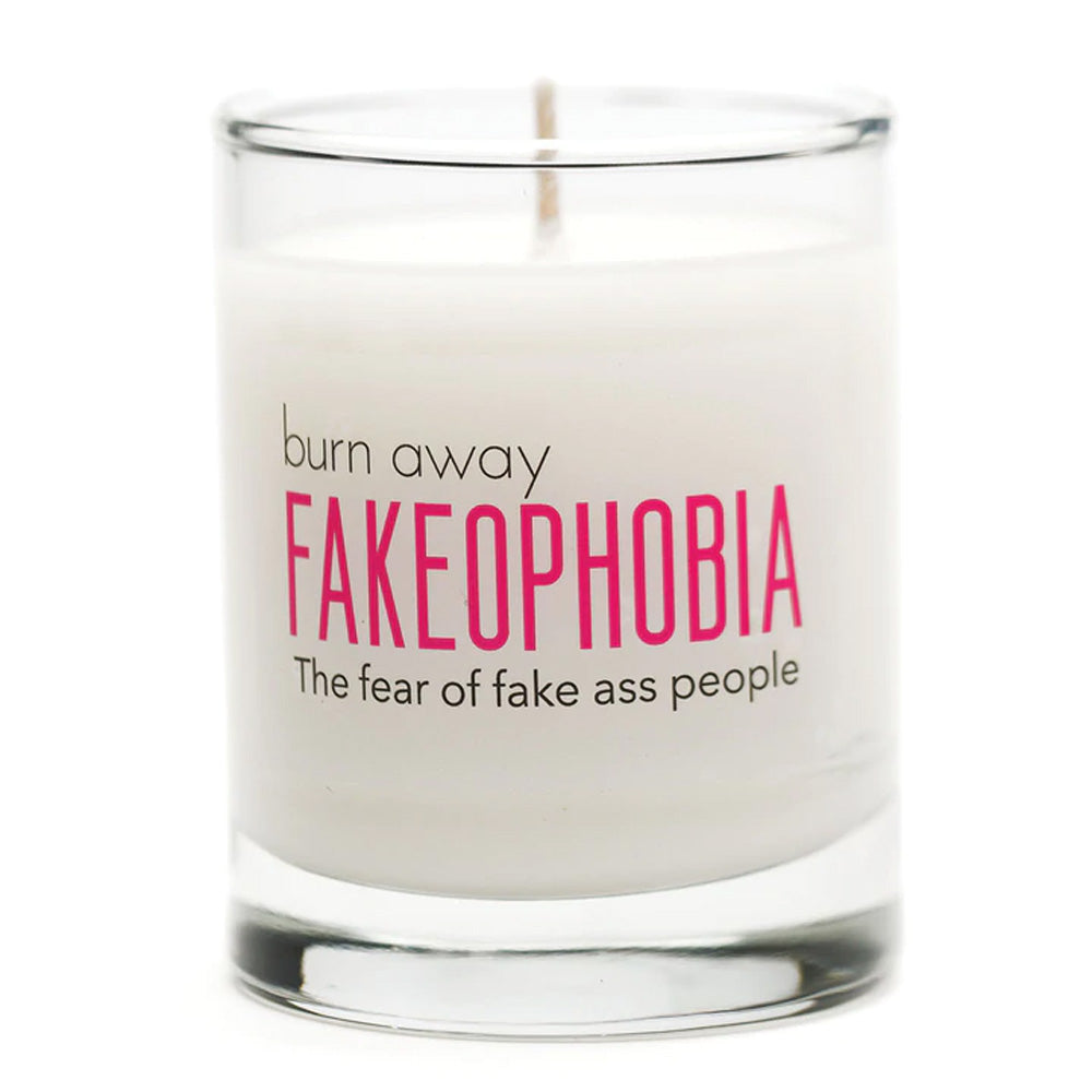 Burn Away Fakeophobia Candle**
