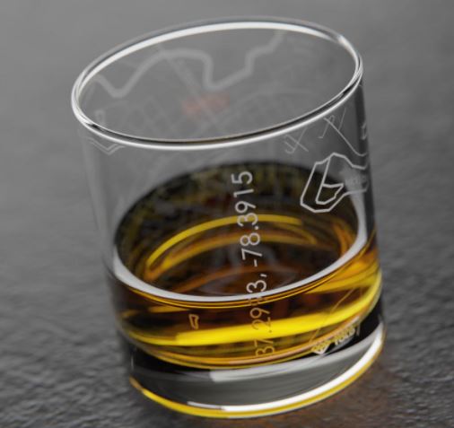 Collegiate Rocks Glass