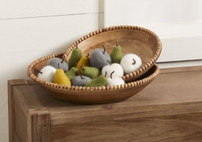 Felted Wool Apple Decor