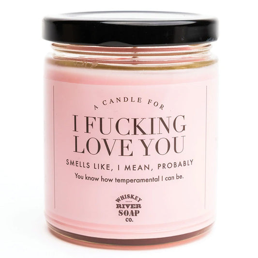 I F@cking Love You Candle