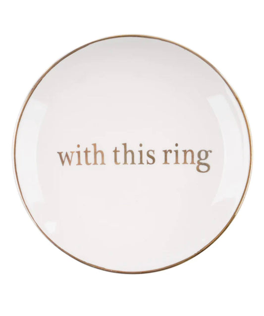 With this Ring Trinket Tray