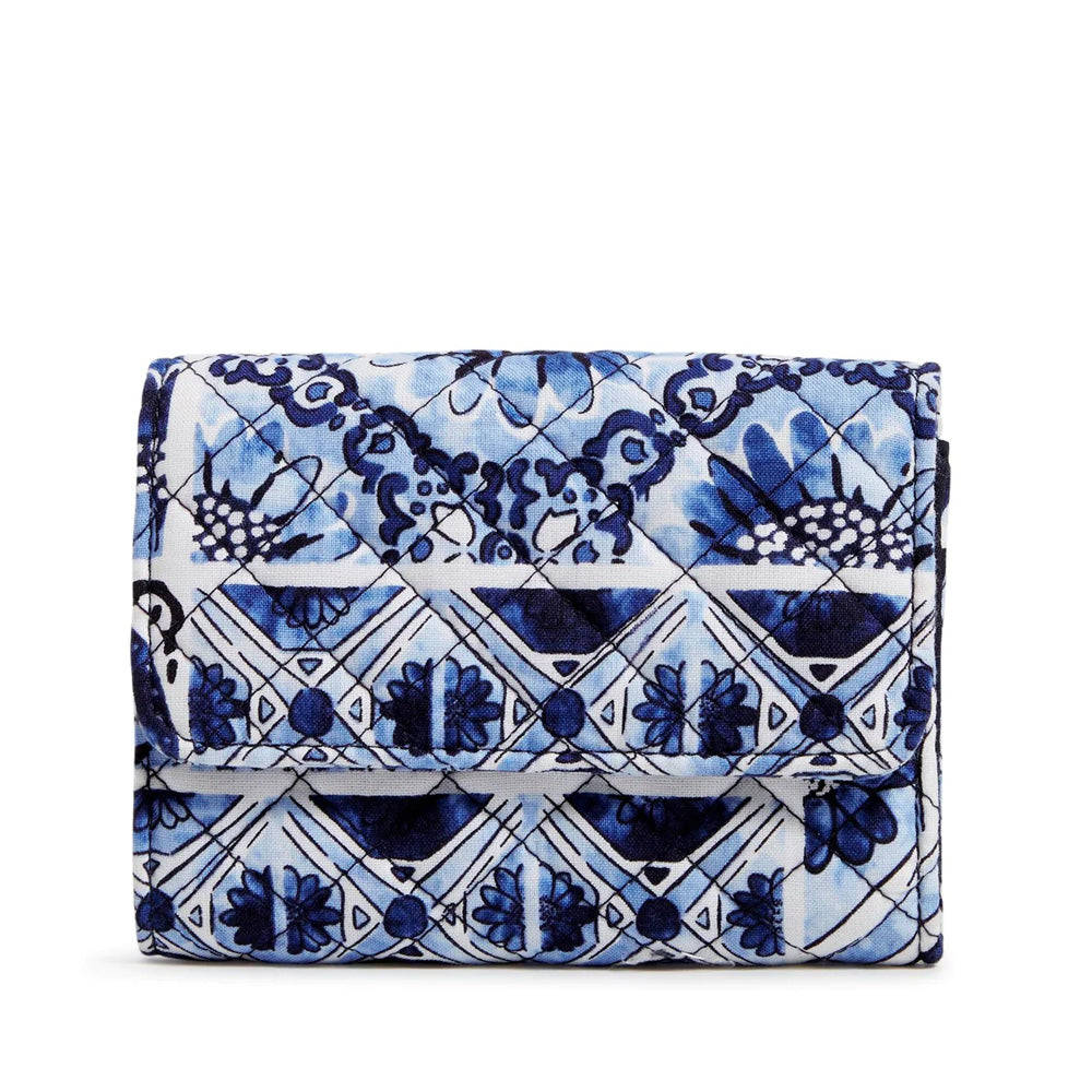 RFID Riley Compact Wallet in Recycled Cotton