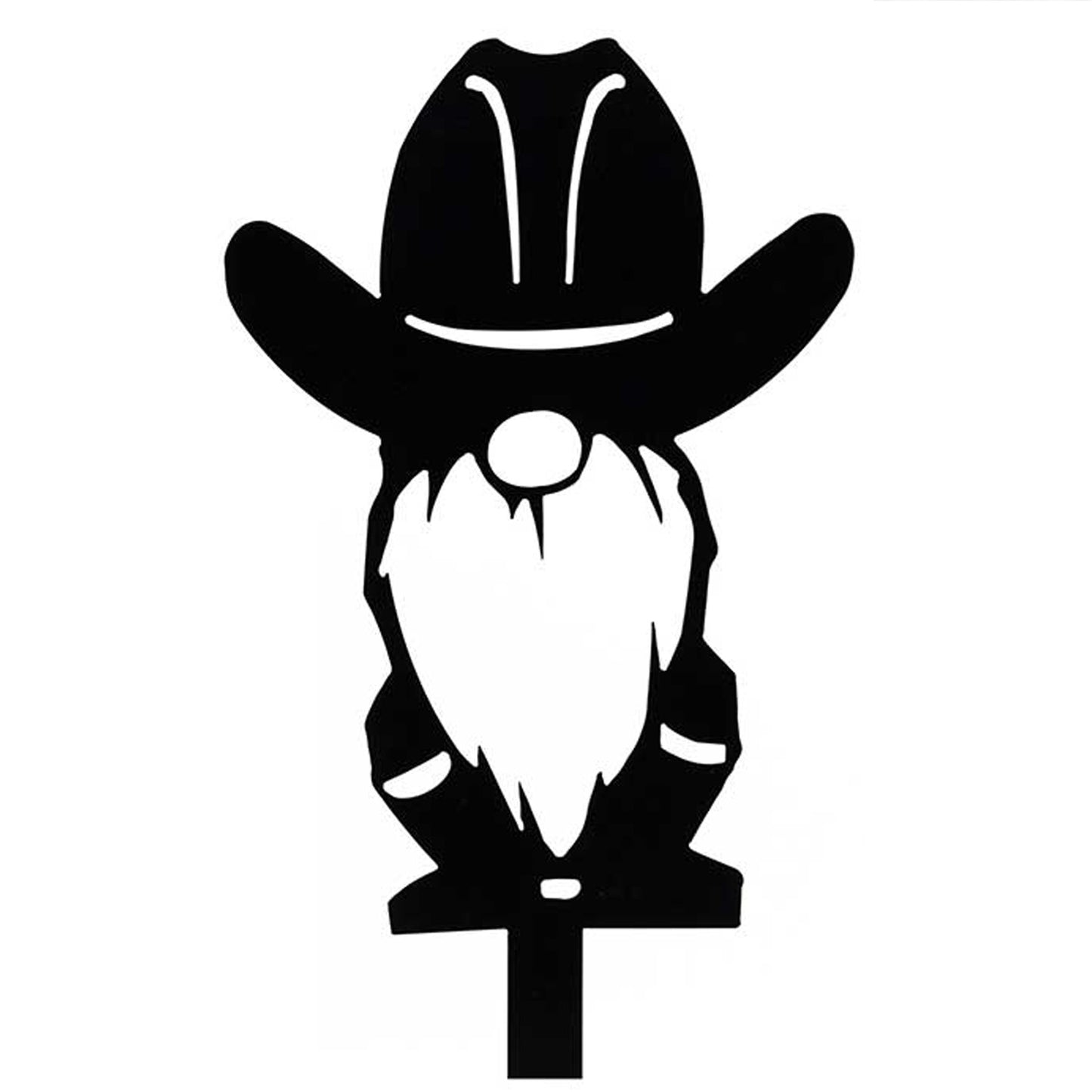 Old West Garden Stake Black