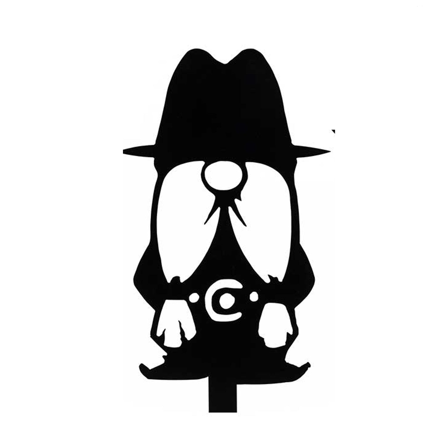 Old West Garden Stake Black