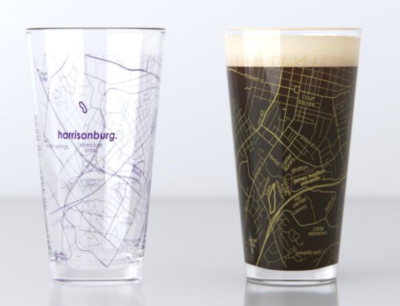 Pair of College Pint Glasses